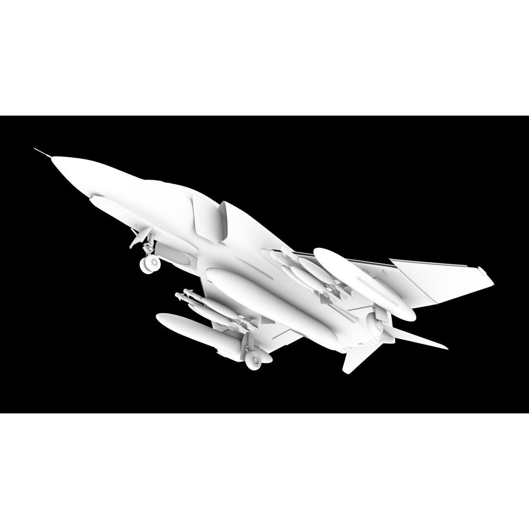 WWI WWII Fighter Planes Bundle 3D Model – Low Poly Game Asset, FBX, OBJ - View 27