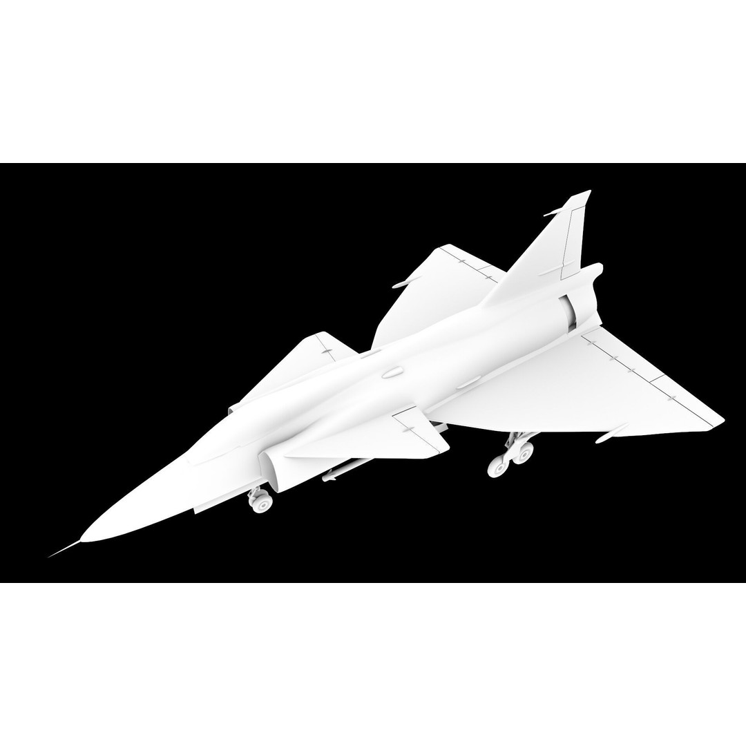 WWI WWII Fighter Planes Bundle 3D Model – Low Poly Game Asset, FBX, OBJ - View 32