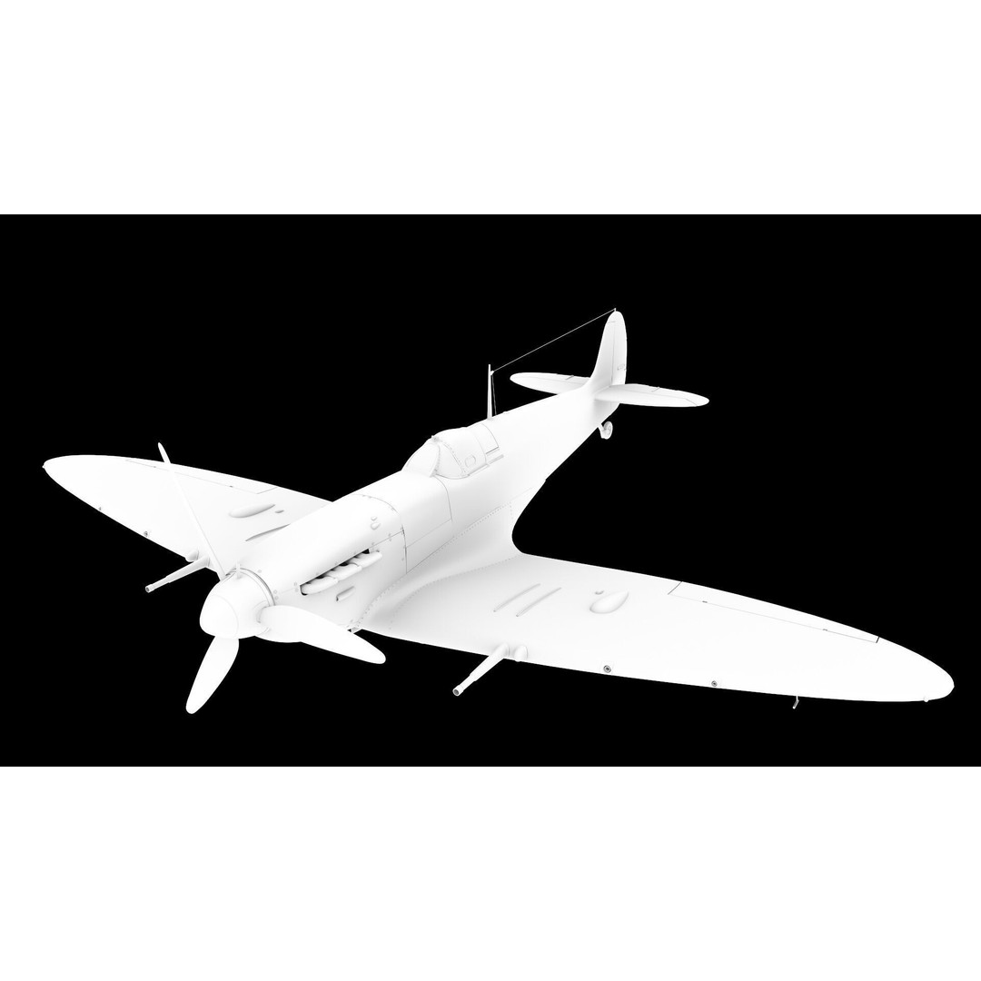 WWI WWII Fighter Planes Bundle 3D Model – Low Poly Game Asset, FBX, OBJ - View 34