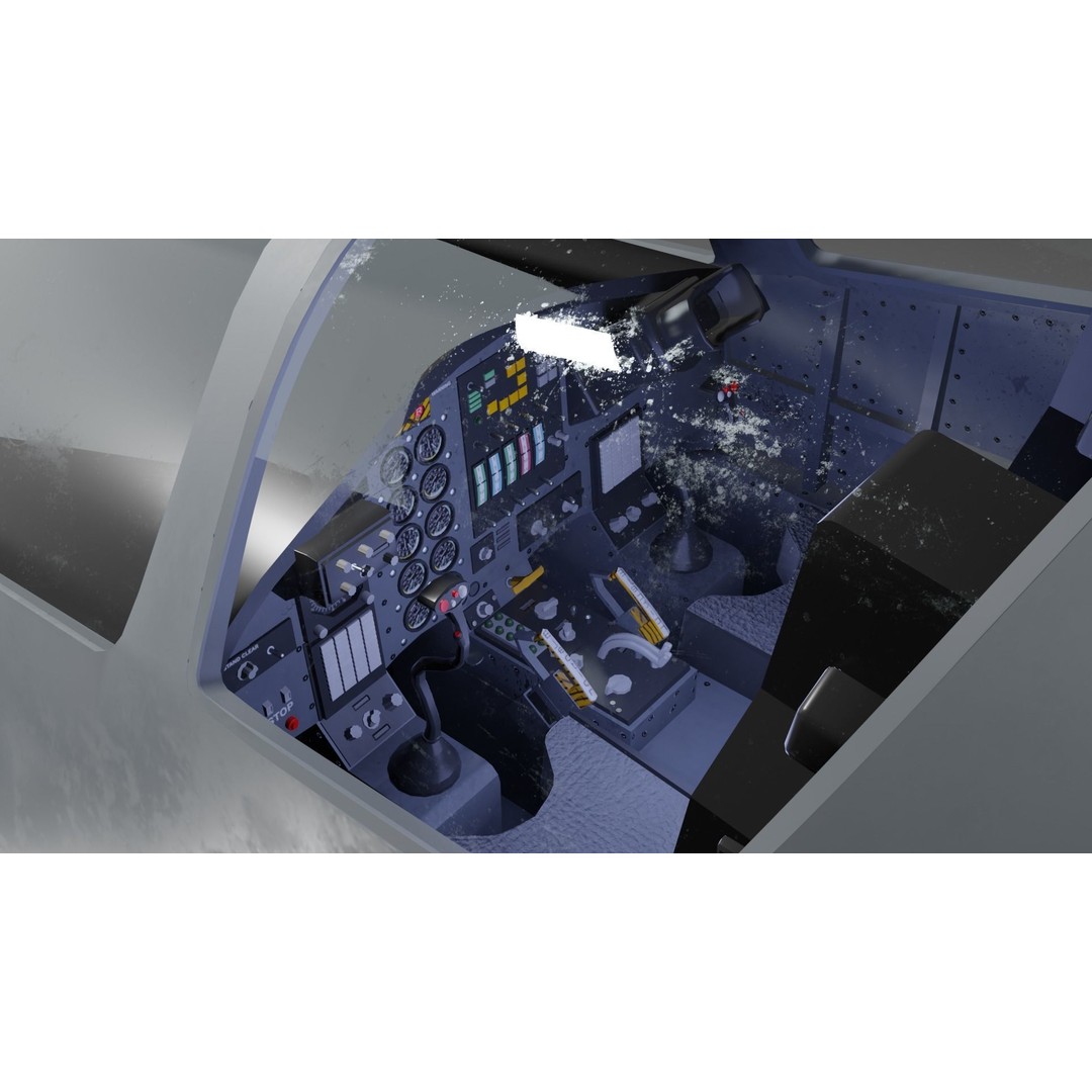 General Dynamics F-111 Aardvark 3D Model – Low Poly Game Asset, FBX - View 7