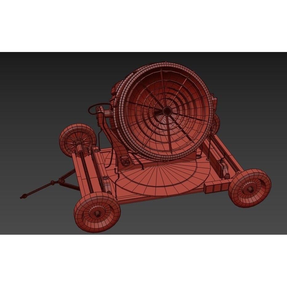 Searchlight 3D Model – Low Poly Aircraft Spotlight, PBR, FBX