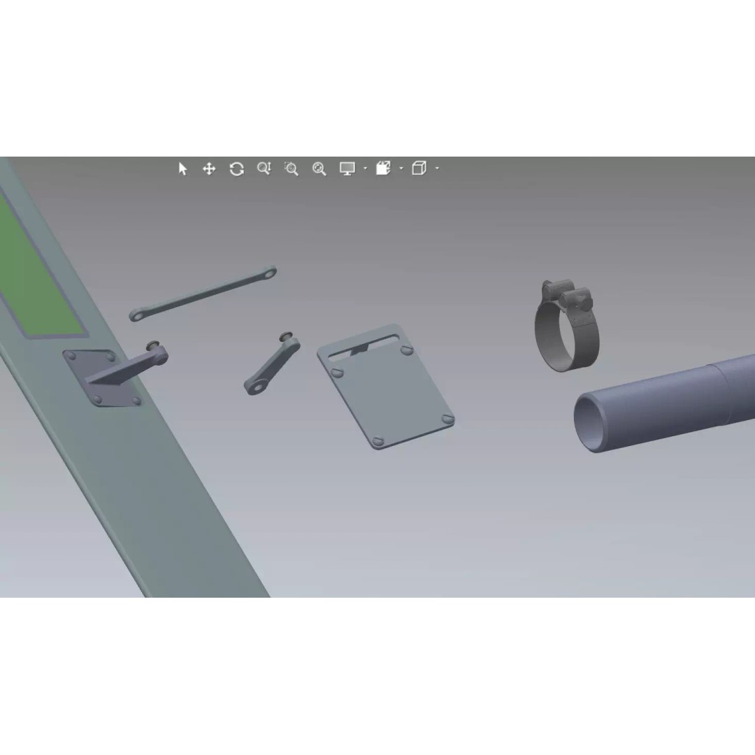 FP-1 UAV 3D Model – Detailed Ukrainian Long-Range Drone, FBX, OBJ - View 29