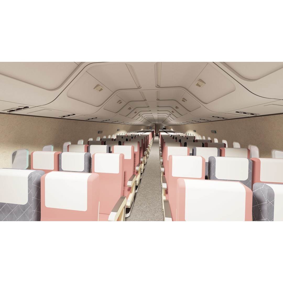 1970s Boeing 707 and 747 3D Model – Textured Aircraft for Lumion - View 35