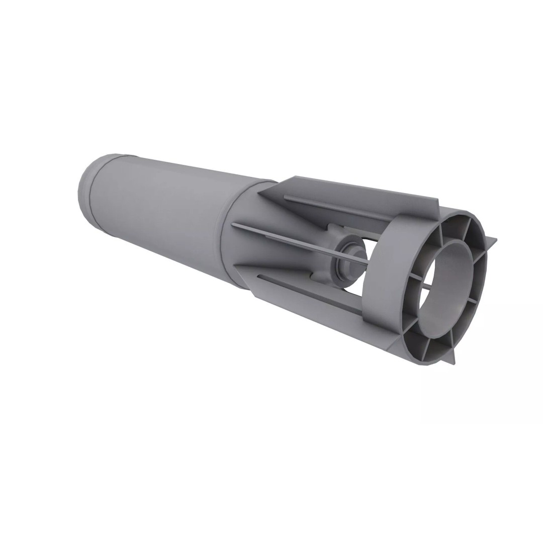 OFAB 250-270 3D Model – High Poly Military Ordnance, FBX, OBJ - View 3