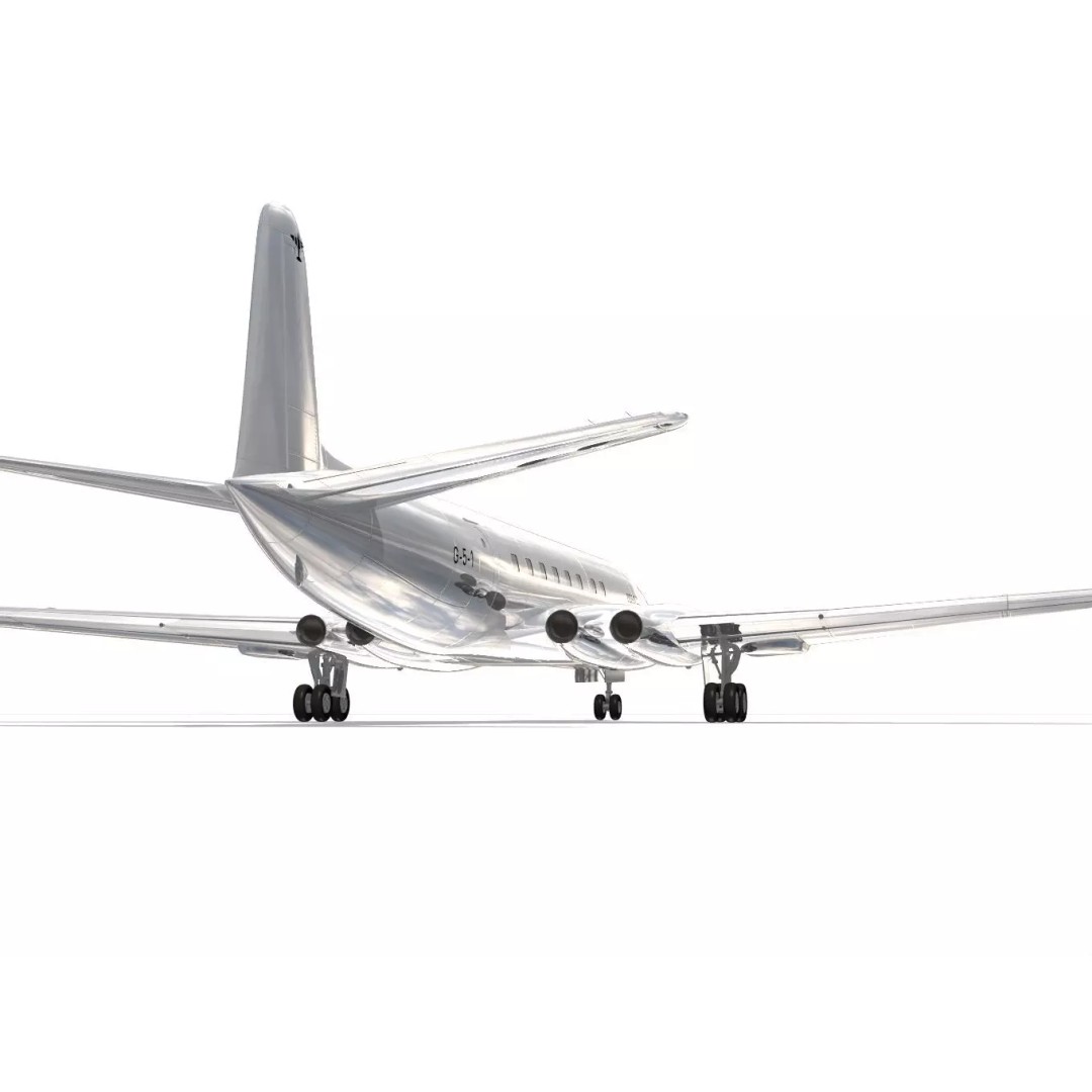 de Havilland DH106 Comet MkI 3D Model – High Poly Aircraft, FBX - View 11