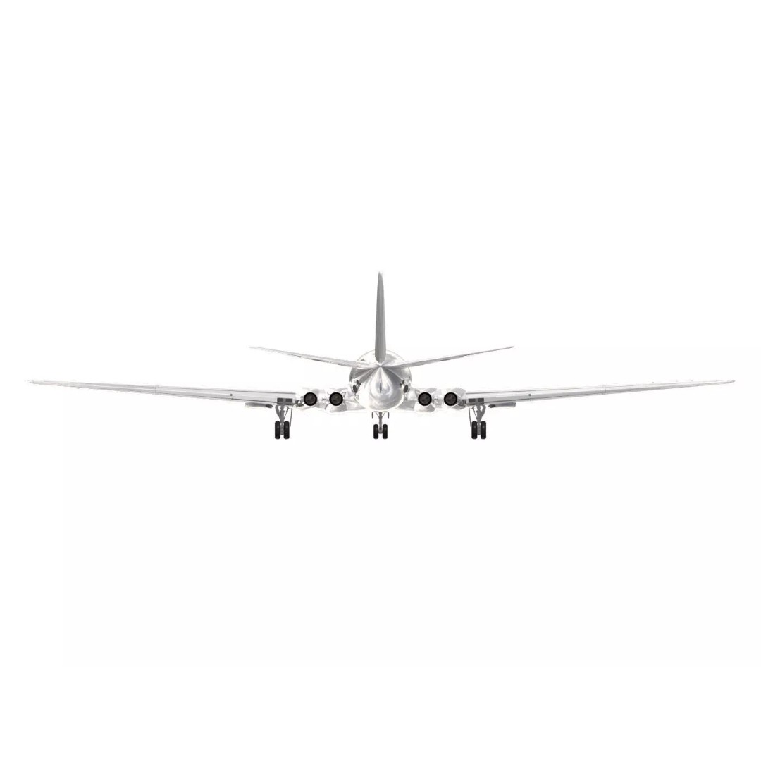 de Havilland DH106 Comet MkI 3D Model – High Poly Aircraft, FBX - View 14