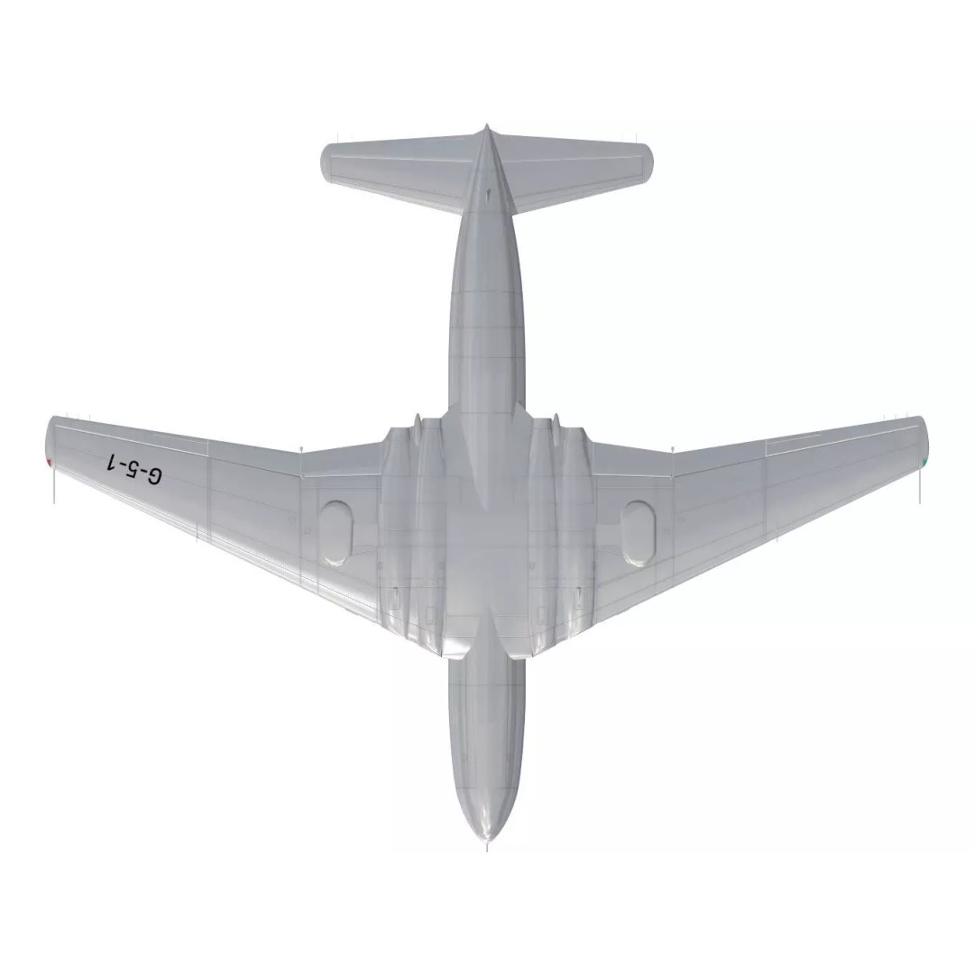 de Havilland DH106 Comet MkI 3D Model – High Poly Aircraft, FBX - View 17