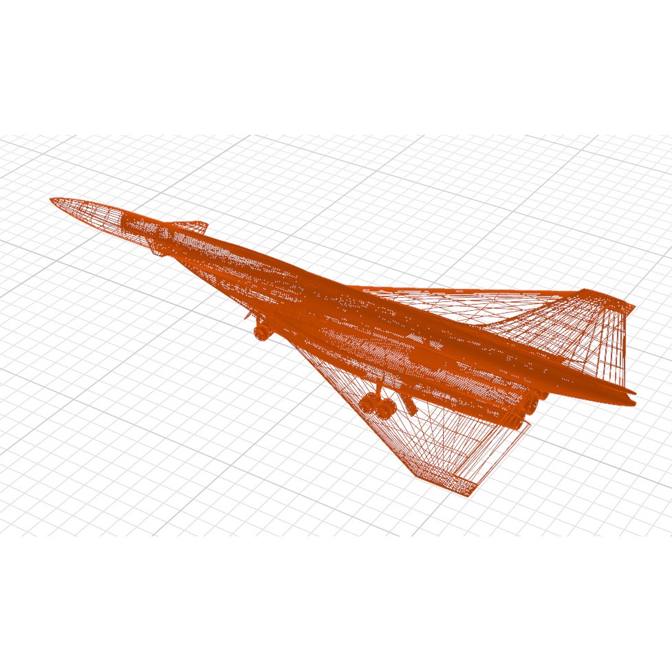 Sukhoi T-4 Sotka 3D Model – Low Poly Military Aircraft, FBX, OBJ - View 31