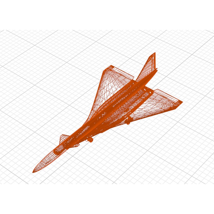 Sukhoi T-4 Sotka 3D Model – Low Poly Military Aircraft, FBX, OBJ - View 49