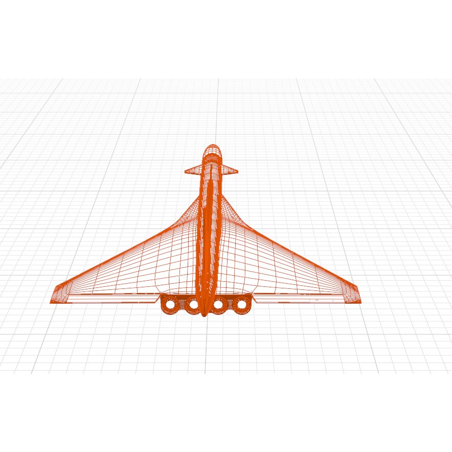 Sukhoi T-4 Sotka 3D Model – Low Poly Military Aircraft, FBX, OBJ - View 55