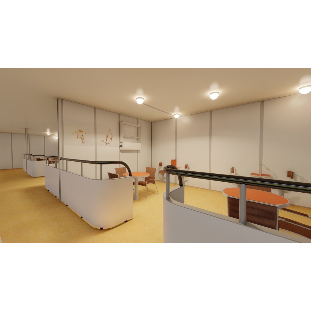 Hindenburg Zeppelin 3D Model – Realistic Airship with Interior, FBX - View 10