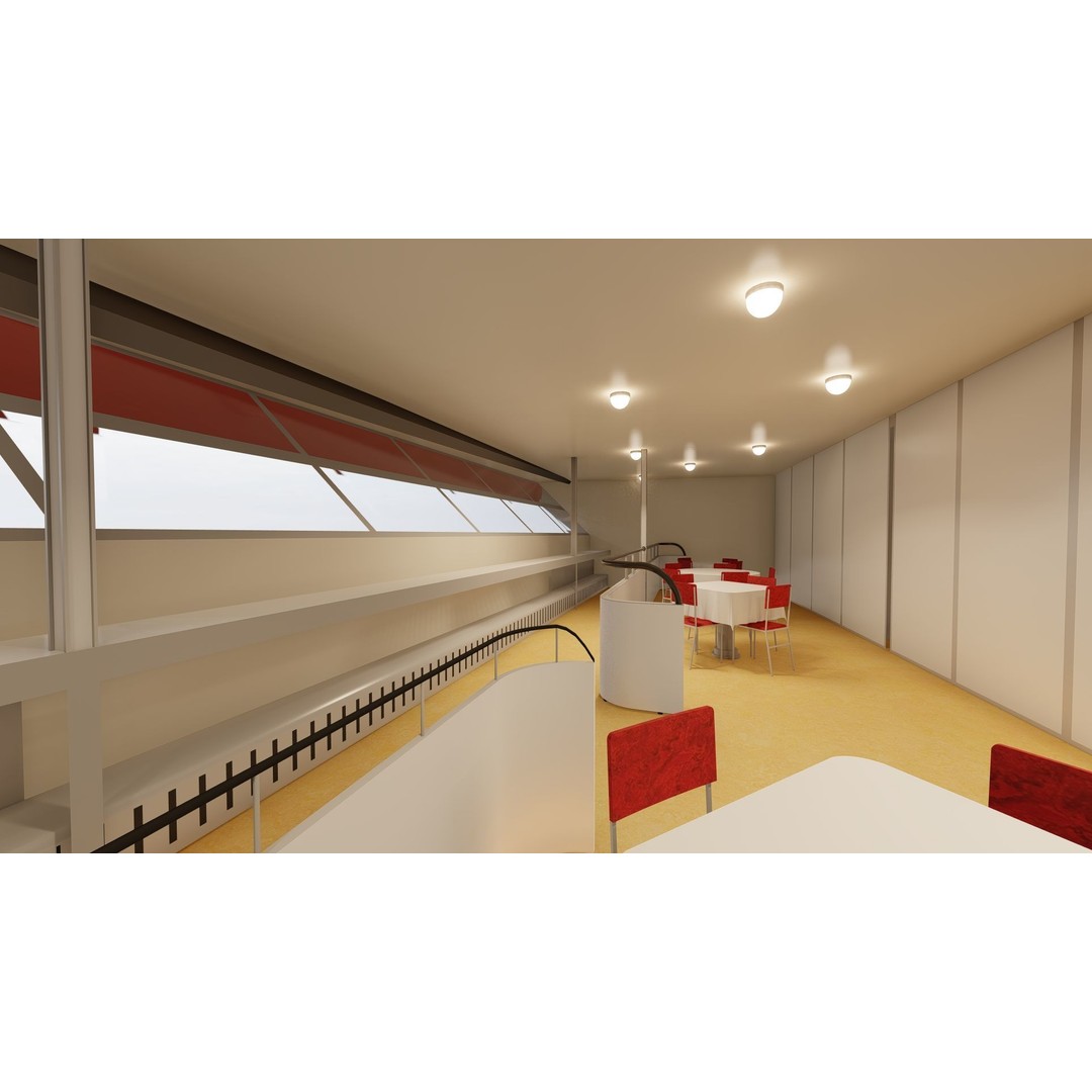 Hindenburg Zeppelin 3D Model – Realistic Airship with Interior, FBX - View 20