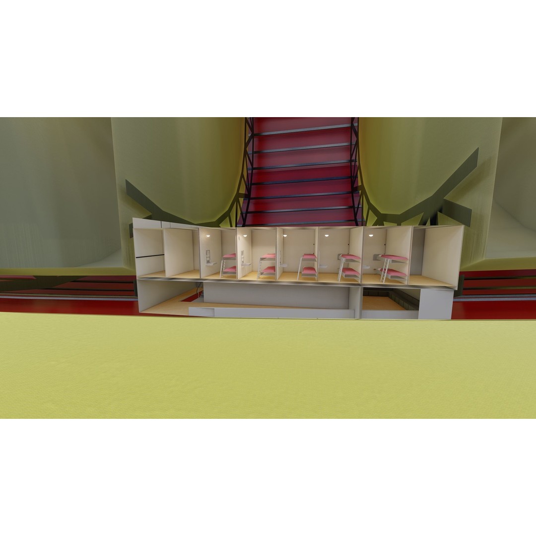 Hindenburg Zeppelin 3D Model – Realistic Airship with Interior, FBX - View 24