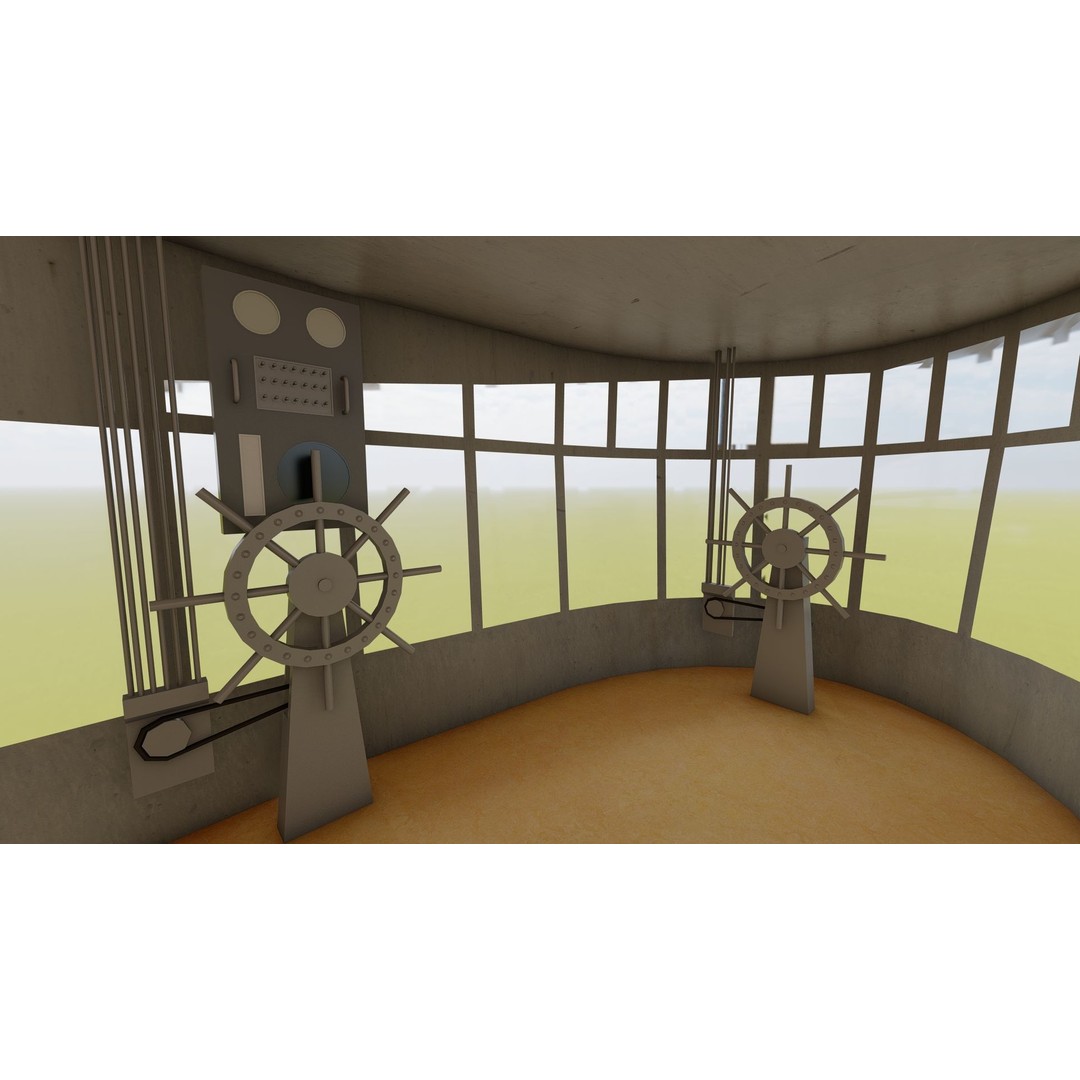 Hindenburg Zeppelin 3D Model – Realistic Airship with Interior, FBX - View 7