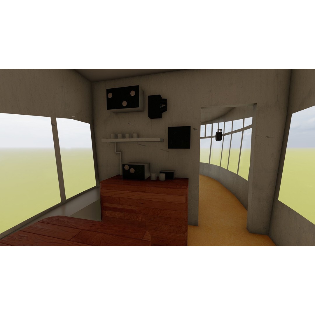 Hindenburg Zeppelin 3D Model – Realistic Airship with Interior, FBX - View 8