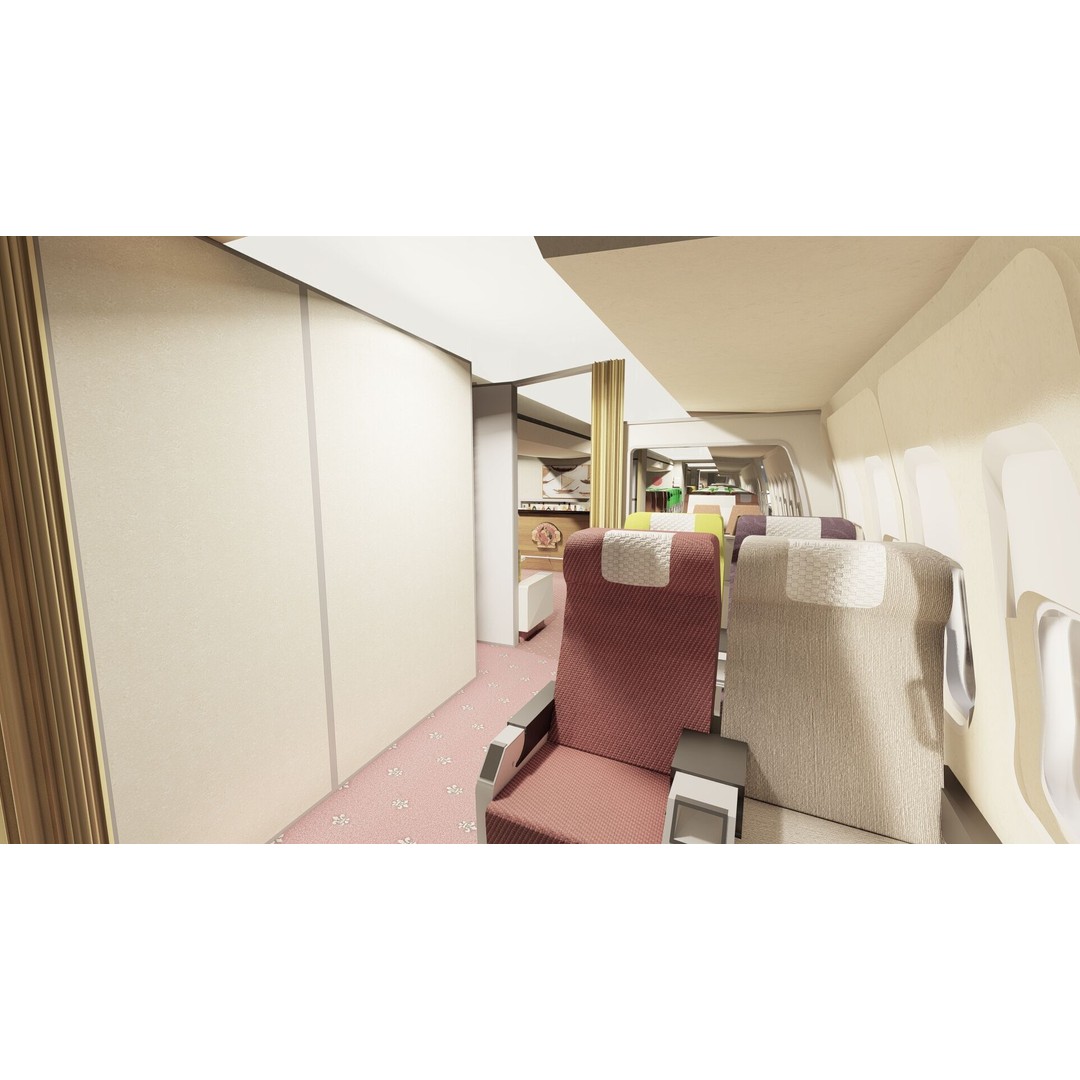 Boeing 747-100 & DC-10-10 3D Model – Textured Aircraft, SketchUp & FBX - View 20