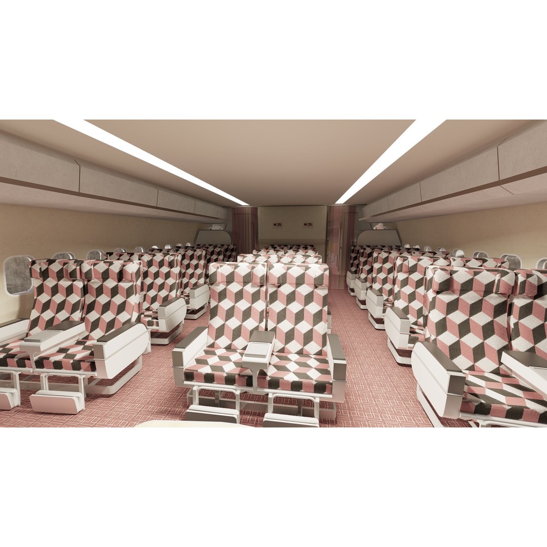 Boeing 747-100 & DC-10-10 3D Model – Textured Aircraft, SketchUp & FBX - View 31