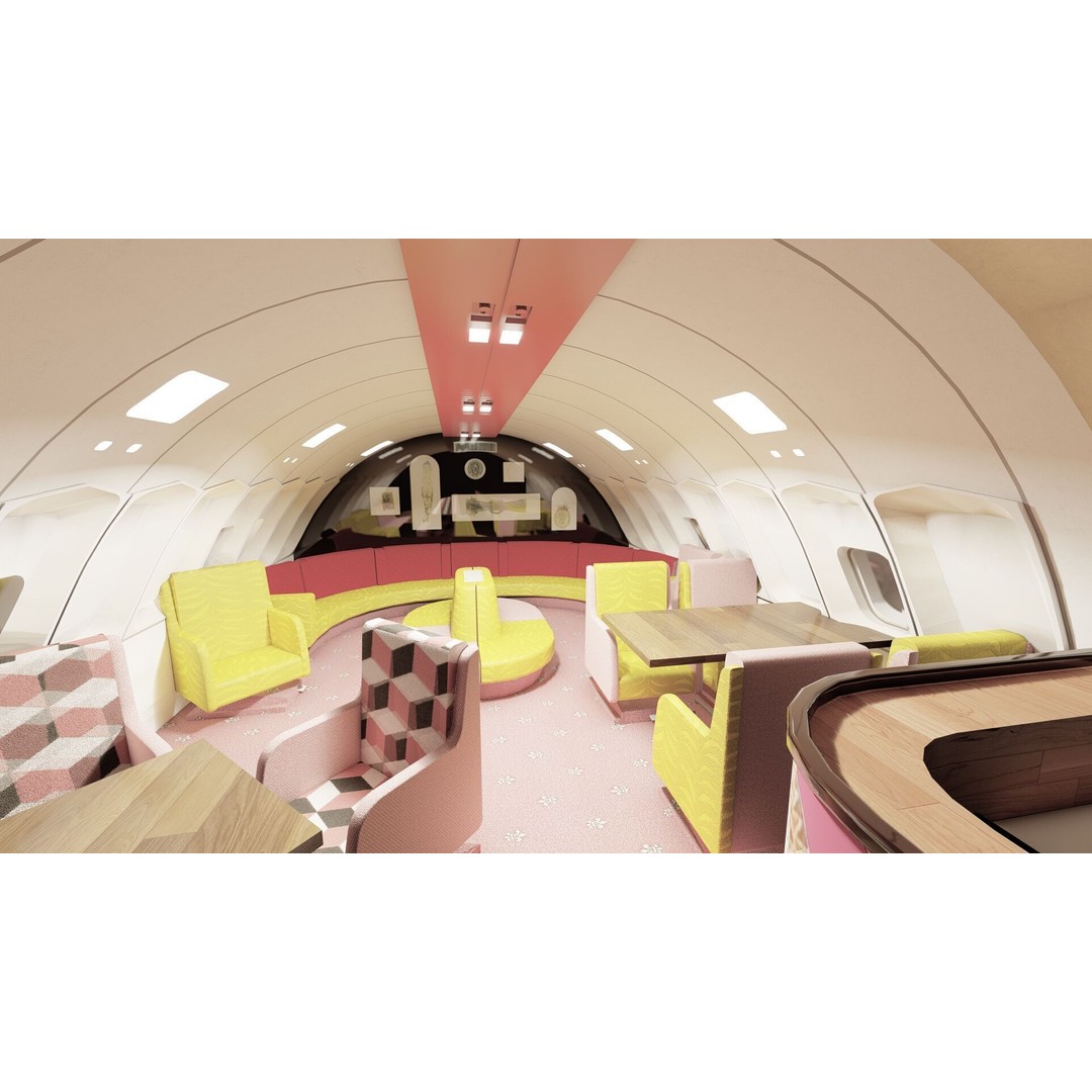 Boeing 747-100 & DC-10-10 3D Model – Textured Aircraft, SketchUp & FBX - View 38