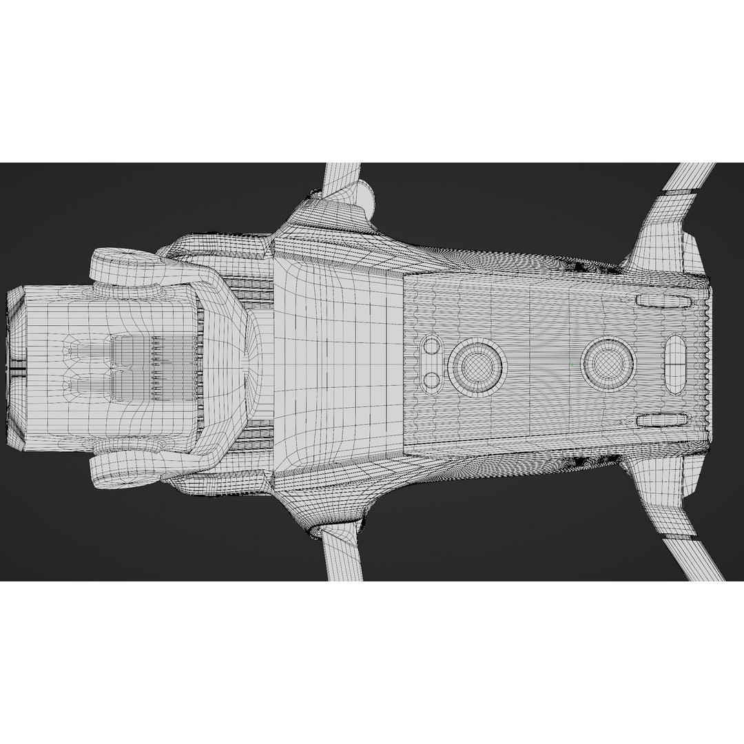 Dji Mavic 3 Pro 3D Model – High Poly Drone Asset, FBX, Blender - View 17