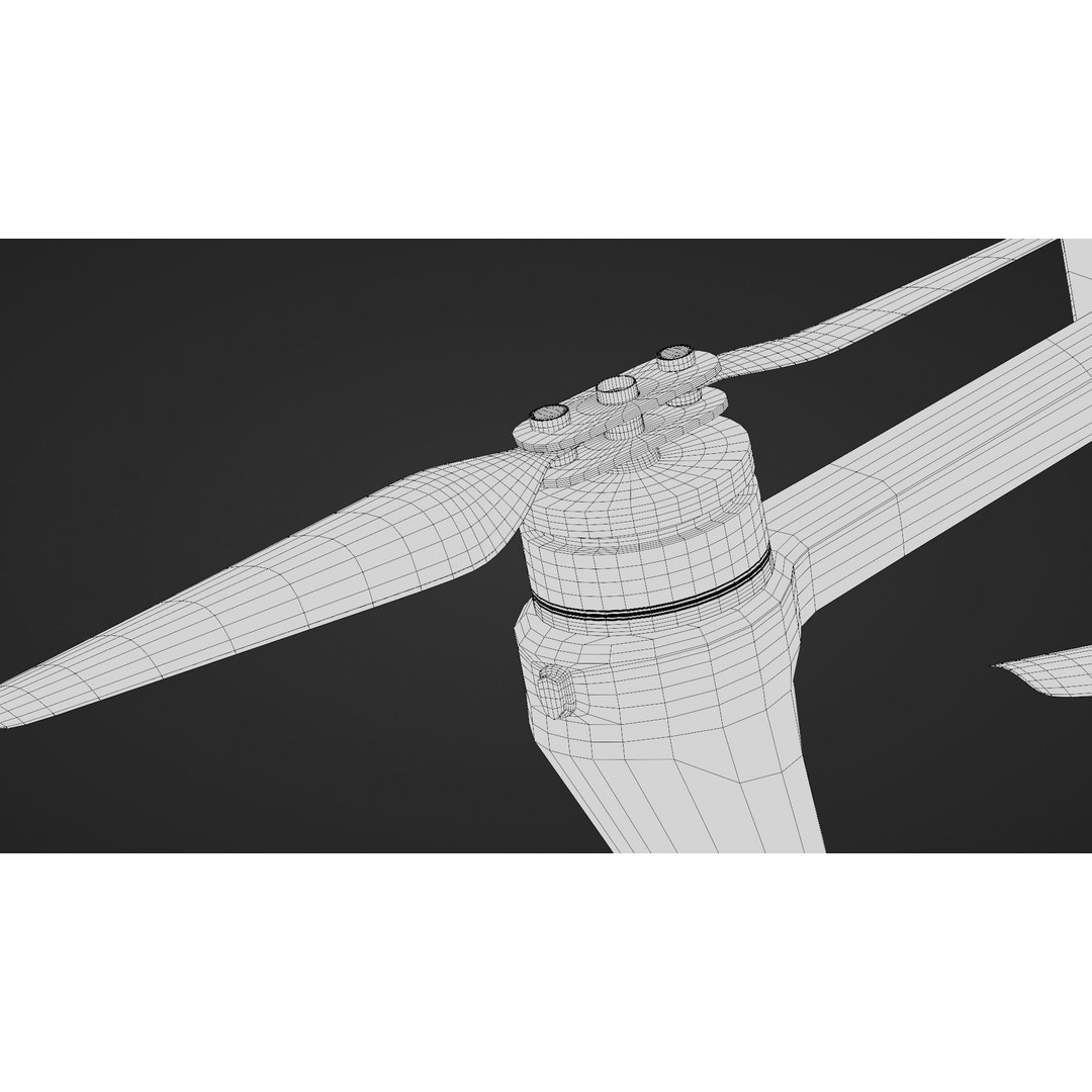 Dji Mavic 3 Pro 3D Model – High Poly Drone Asset, FBX, Blender - View 18