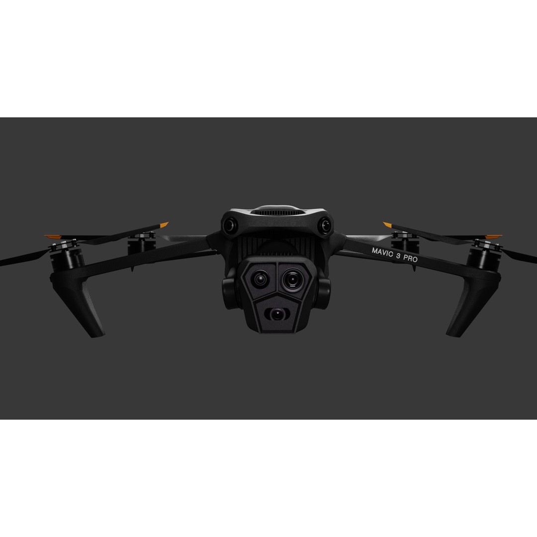 Dji Mavic 3 Pro 3D Model – High Poly Drone Asset, FBX, Blender - View 6