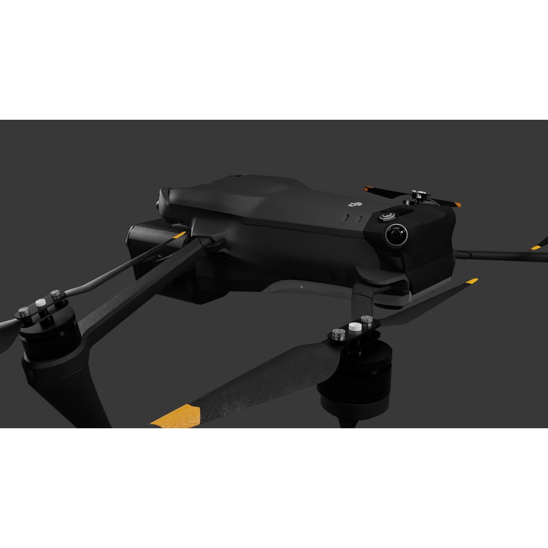 Dji Mavic 3 Pro 3D Model – High Poly Drone Asset, FBX, Blender - View 8