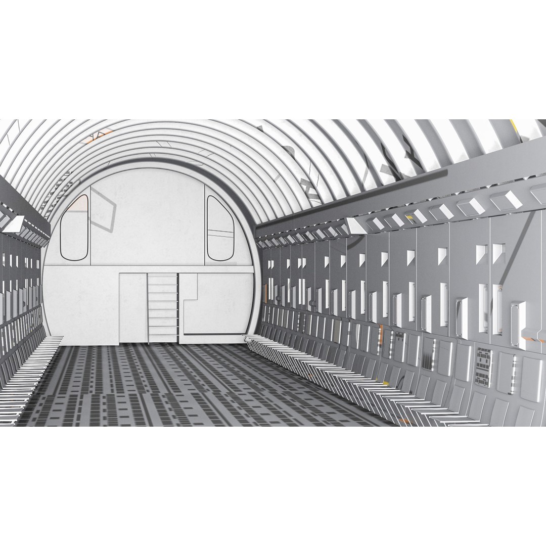 Boeing C-17 Globemaster 3D Model – High Quality Military Aircraft, FBX, OBJ - View 24