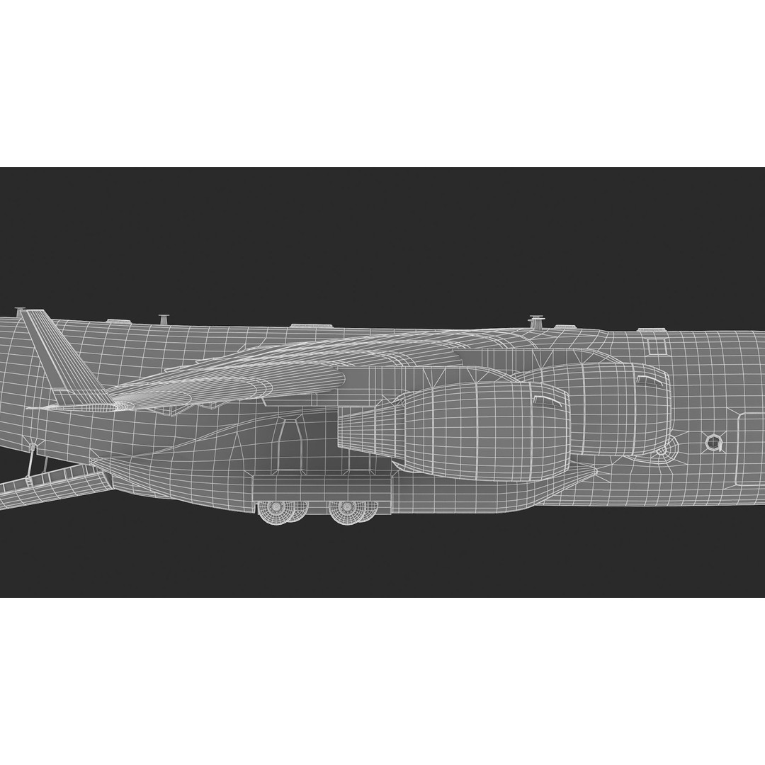 Boeing C-17 Globemaster 3D Model – High Quality Military Aircraft, FBX, OBJ - View 38