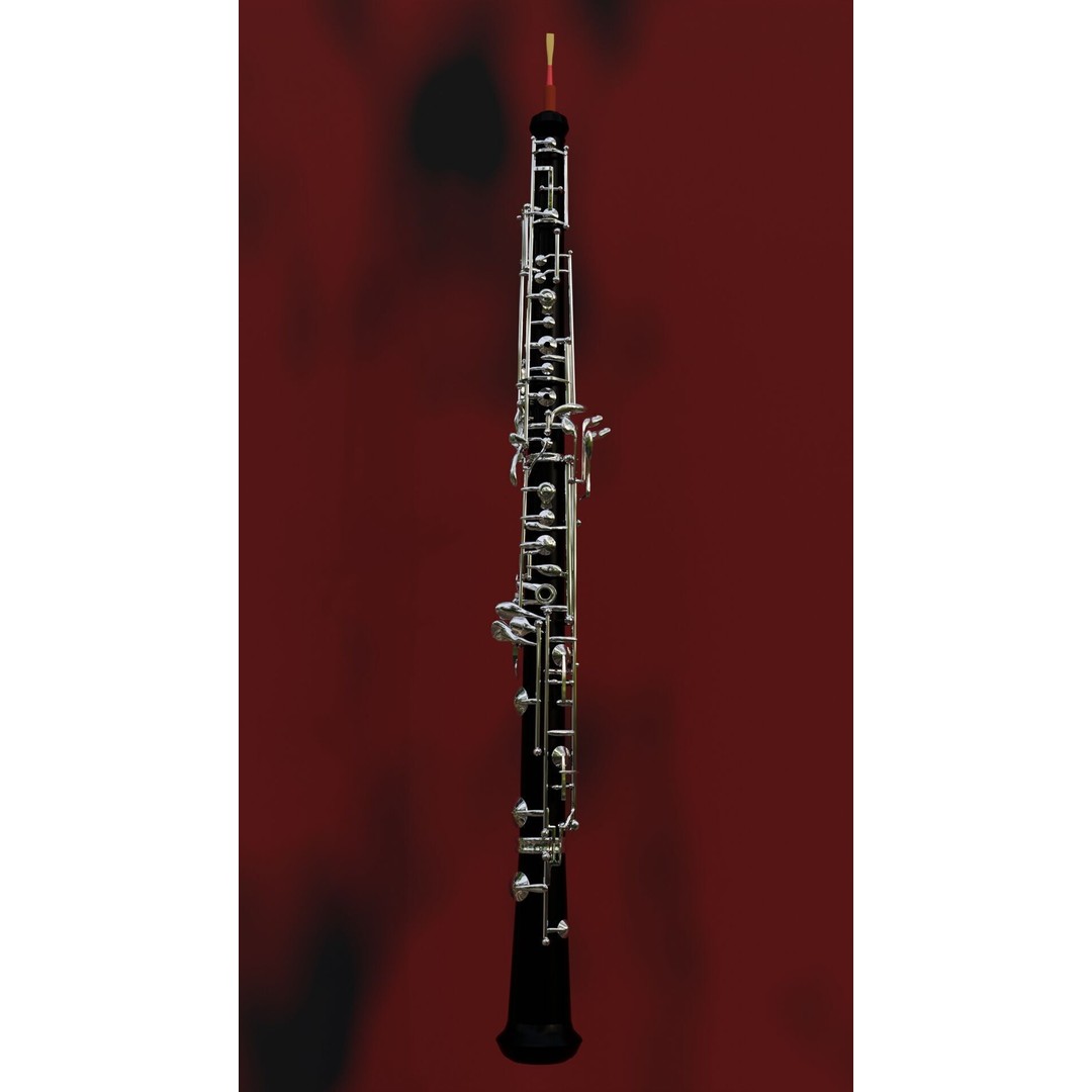 Oboe 3D Model – Classic Musical Instrument, Blender File