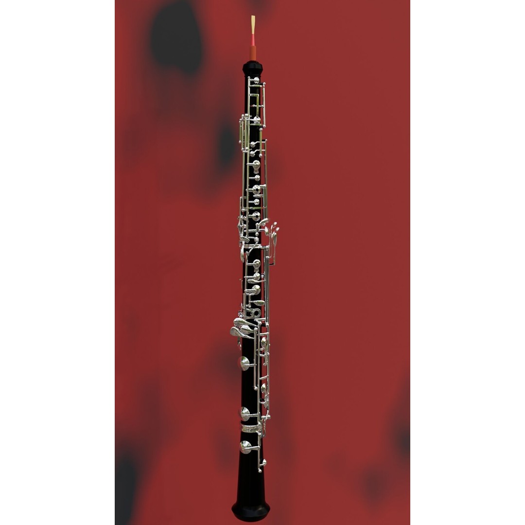 Oboe 3D Model – Classic Musical Instrument, Blender File - View 7