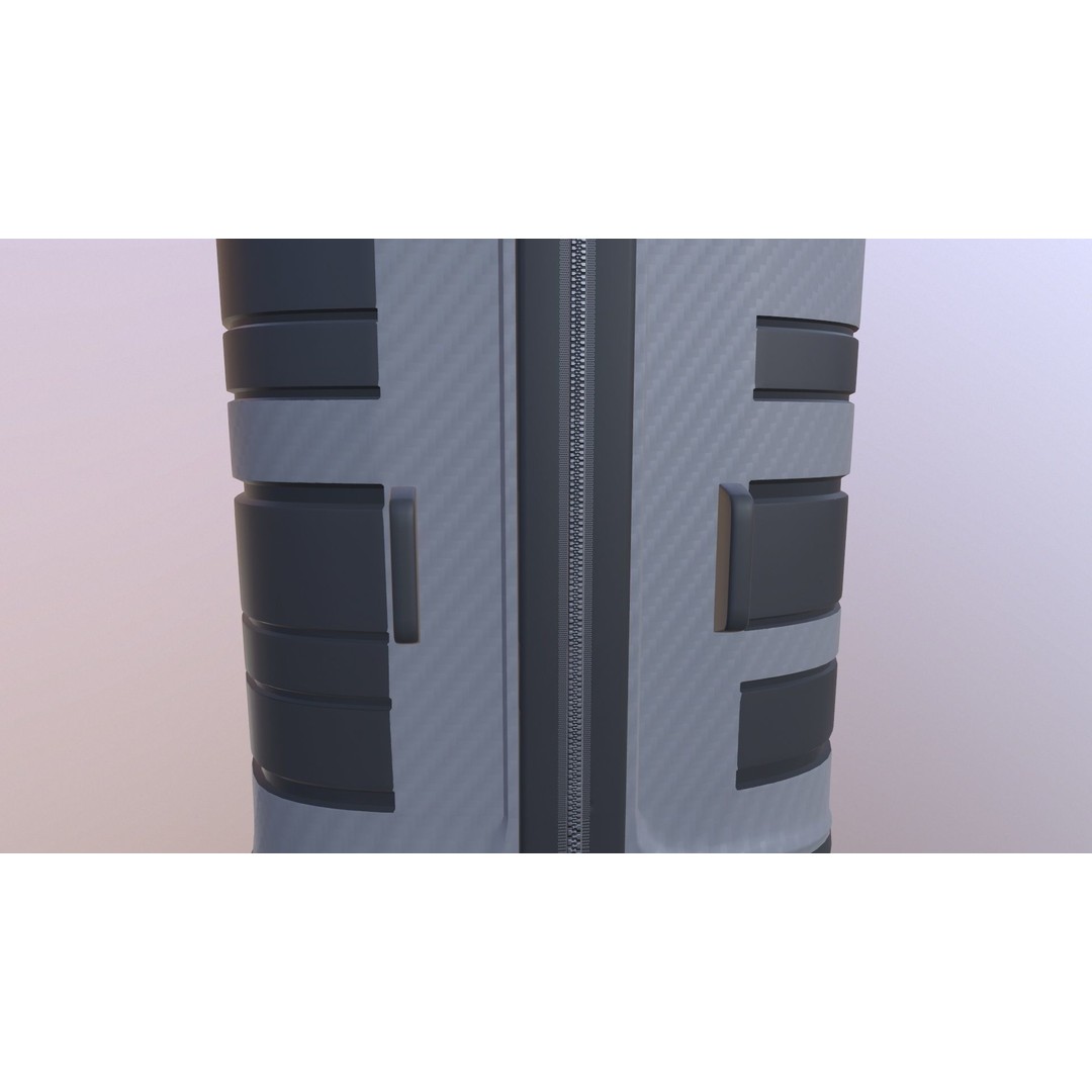 Luggage Bag 3D Model – Game Ready PBR Asset, FBX, OBJ Formats - View 10