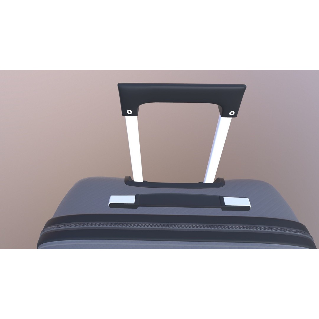 Luggage Bag 3D Model – Game Ready PBR Asset, FBX, OBJ Formats - View 12