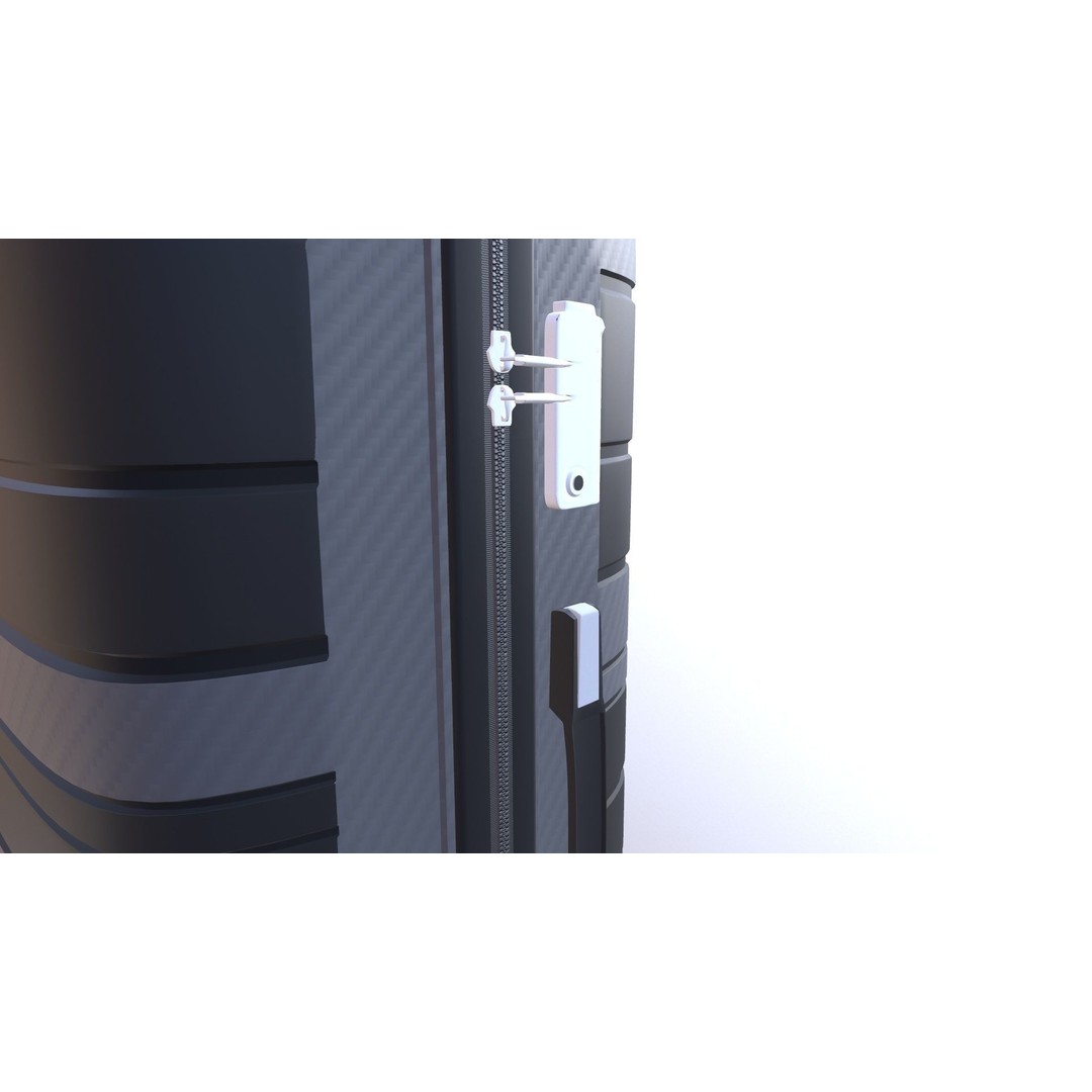 Luggage Bag 3D Model – Game Ready PBR Asset, FBX, OBJ Formats - View 13