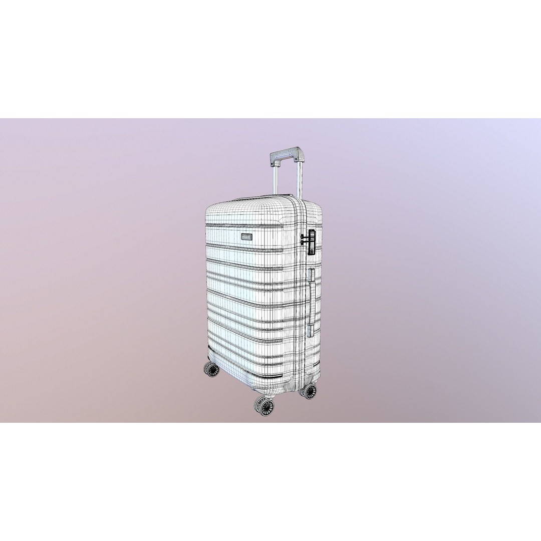 Luggage Bag 3D Model – Game Ready PBR Asset, FBX, OBJ Formats - View 17