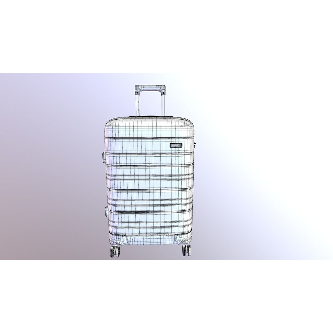 Luggage Bag 3D Model – Game Ready PBR Asset, FBX, OBJ Formats - View 18