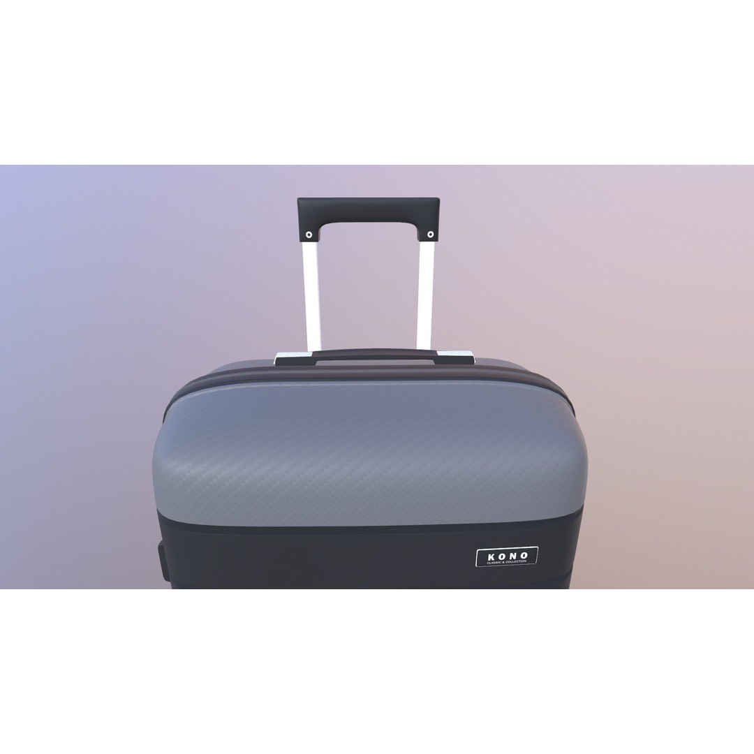 Luggage Bag 3D Model – Game Ready PBR Asset, FBX, OBJ Formats - View 5
