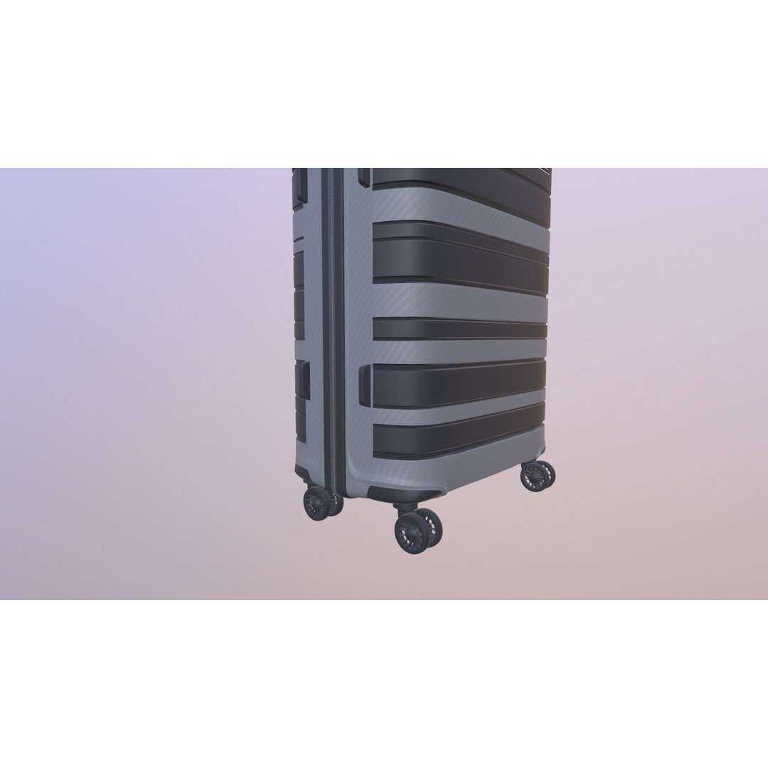 Luggage Bag 3D Model – Game Ready PBR Asset, FBX, OBJ Formats - View 7