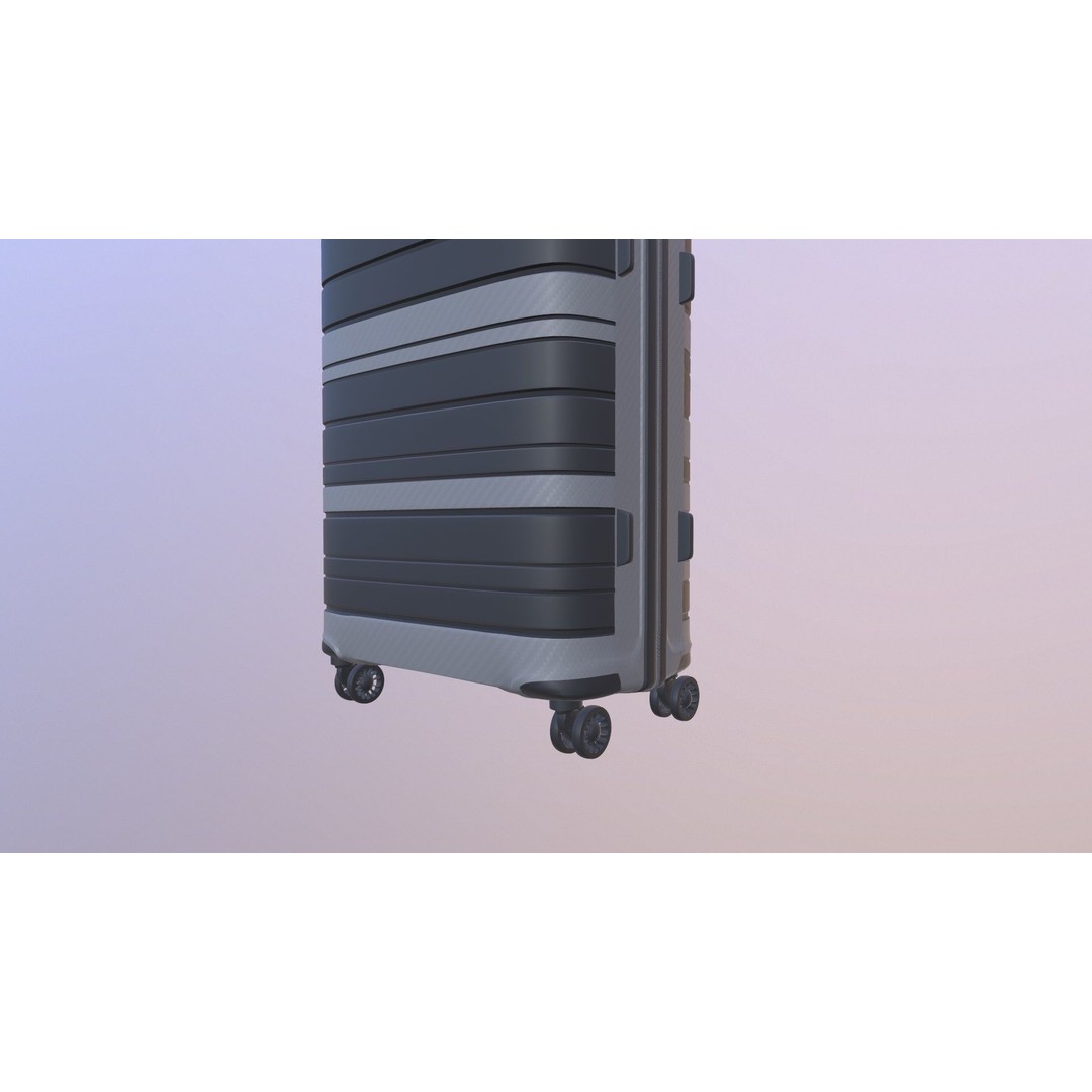 Luggage Bag 3D Model – Game Ready PBR Asset, FBX, OBJ Formats - View 8