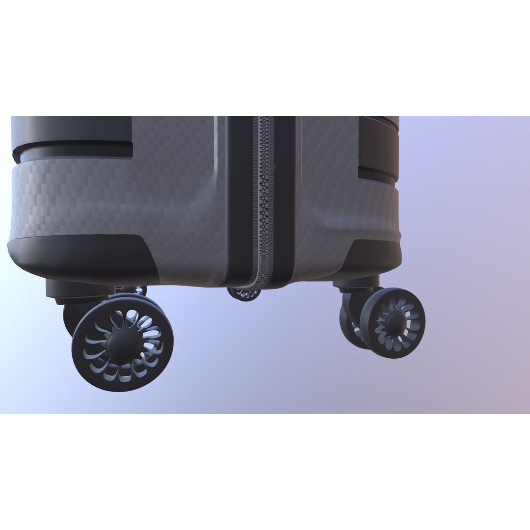 Luggage Bag 3D Model – Game Ready PBR Asset, FBX, OBJ Formats - View 9