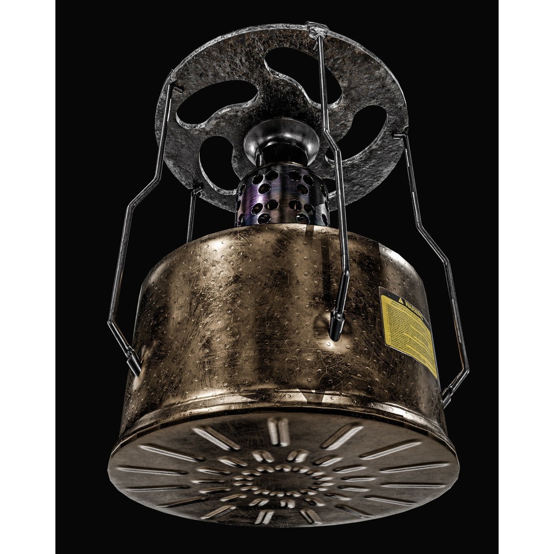 Camping Gas Stove 3D Model – Low Poly PBR Game Asset, FBX - View 18