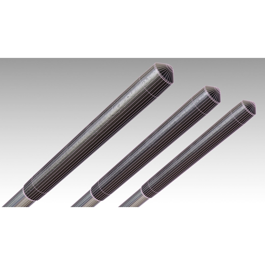 Telescoping Pointer Stick 3D Model – Low Poly Game Asset, FBX, PBR - View 19