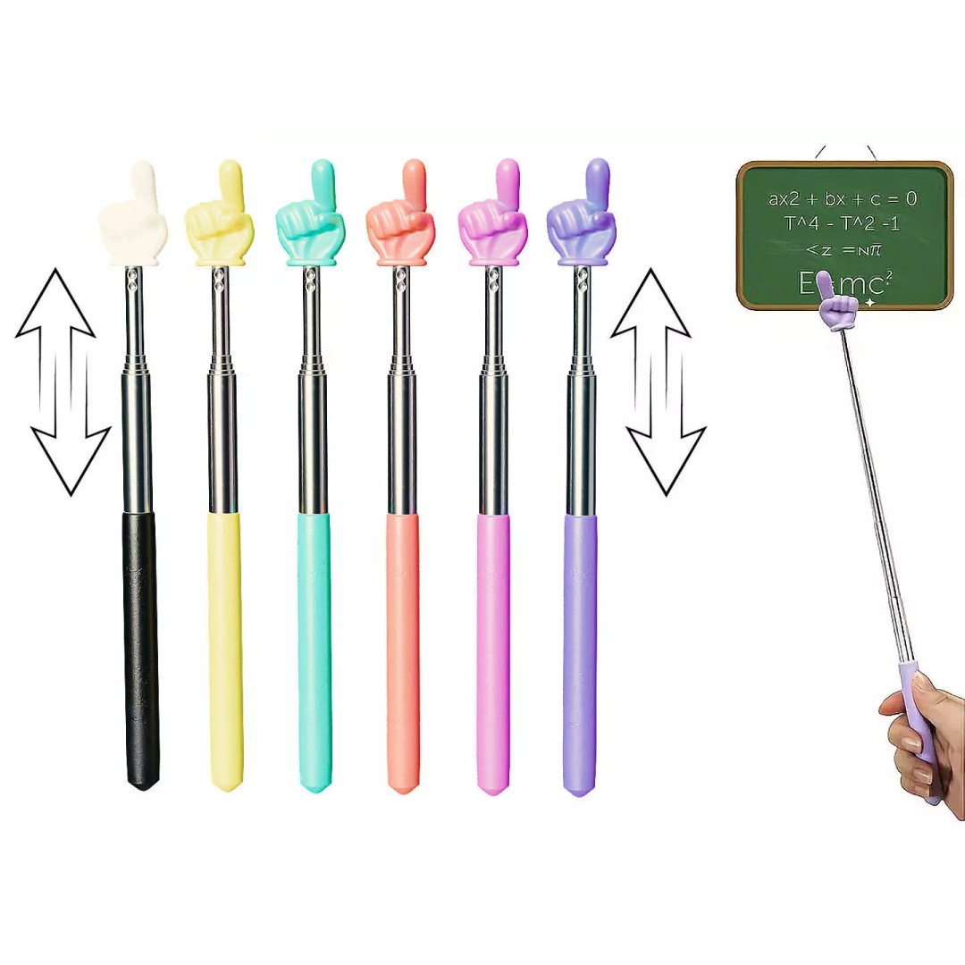Telescoping Pointer Stick 3D Model – Low Poly Game Asset, FBX, PBR - View 2