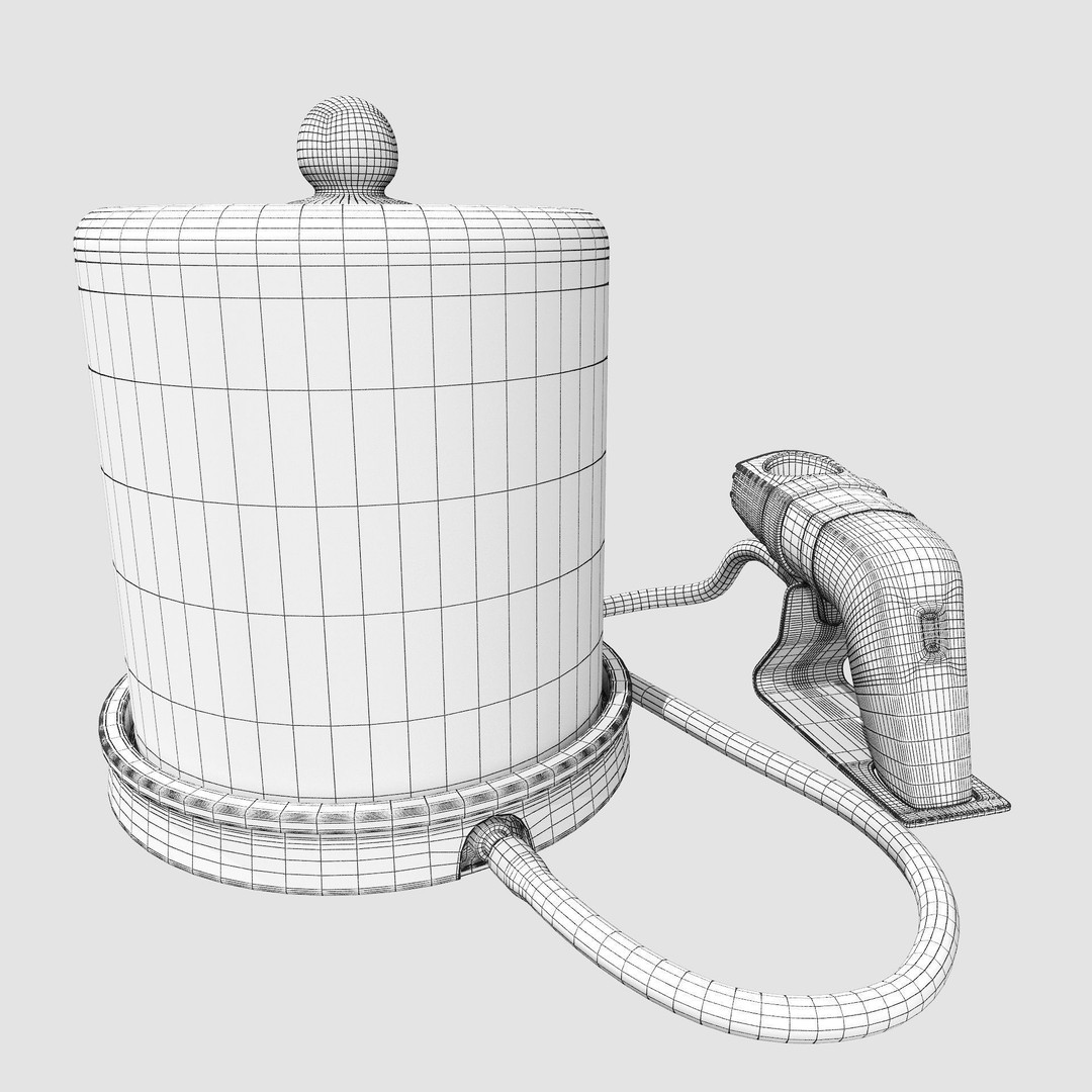 Bartender Tools Set 3D Model – Complete Cocktail Tools for Bars - View 9