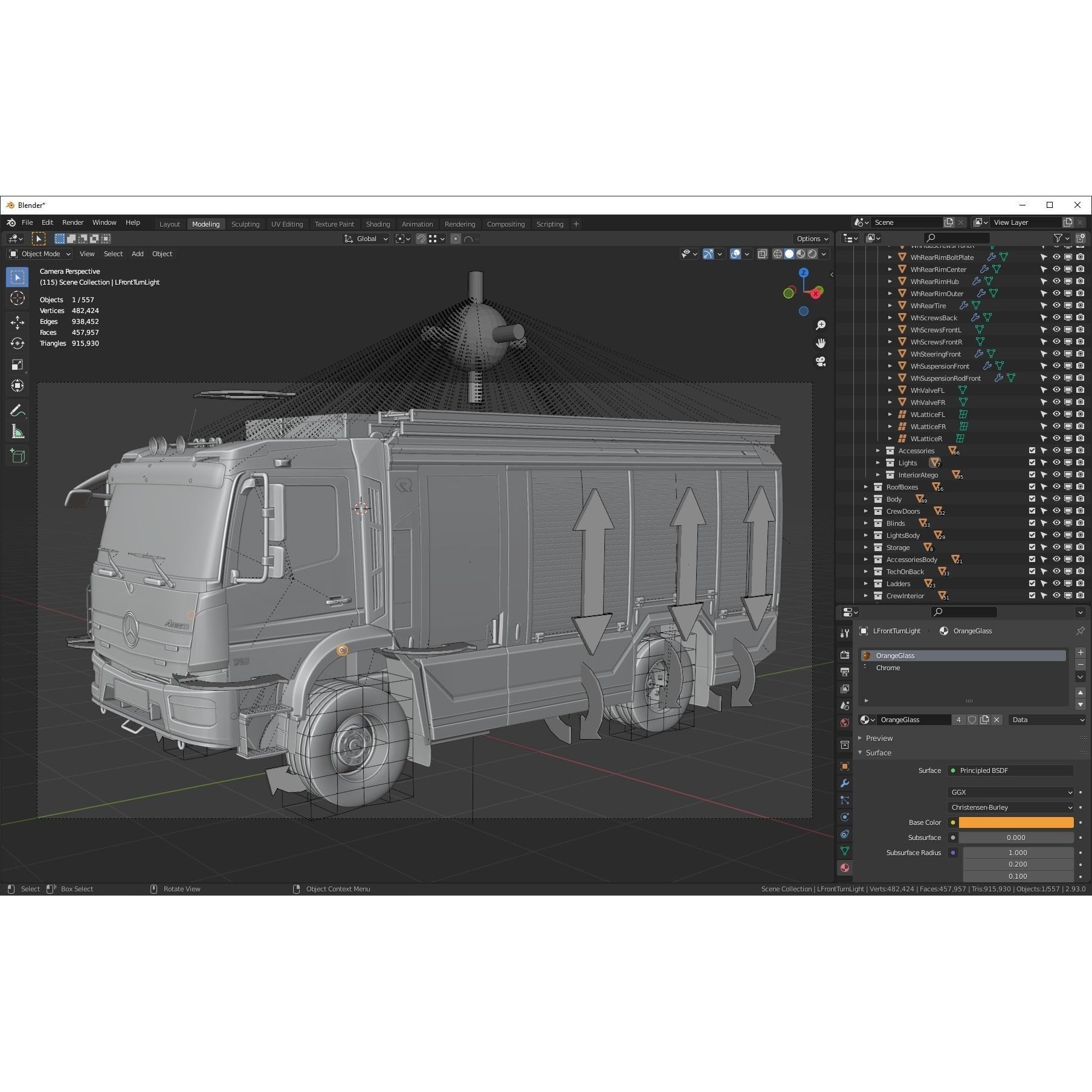 Rosenbauer AT Fire Truck - Rigged 3D Model - View 32