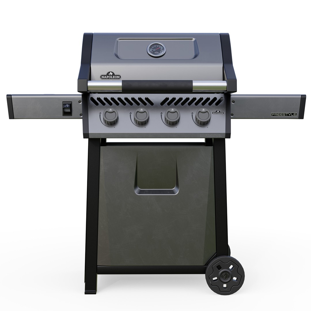 Napoleon Freestyle 425 Gas Grill 3D Model – Low Poly PBR Asset, FBX