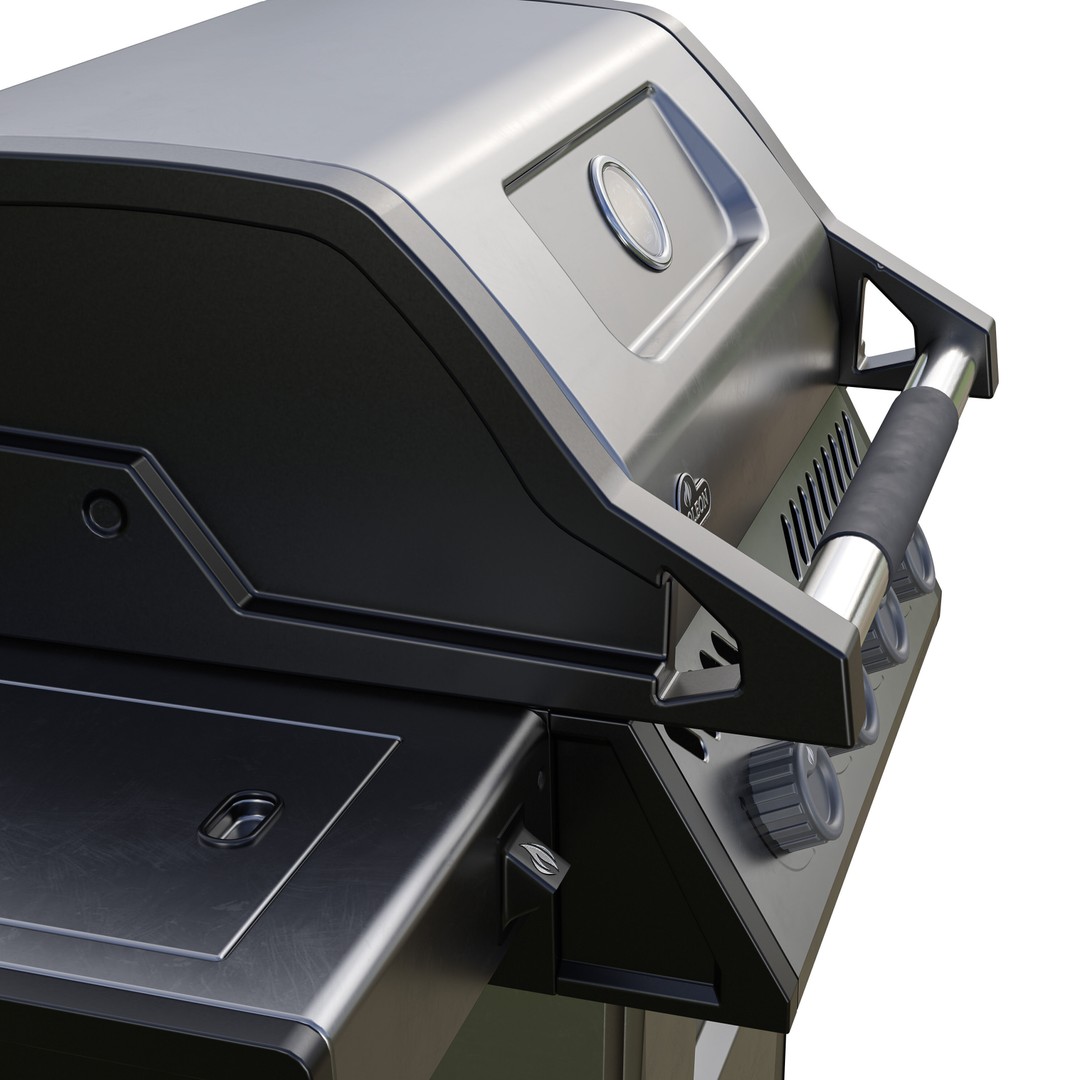 Napoleon Freestyle 425 Gas Grill 3D Model – Low Poly PBR Asset, FBX - View 6