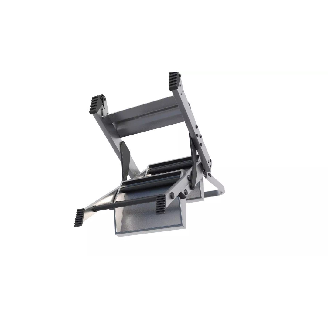 Aluminium Ladder 3D Model – High Poly Game Asset, FBX, OBJ, PBR - View 5