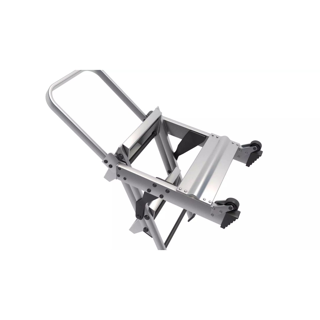 Aluminium Ladder 3D Model – High Poly Game Asset, FBX, OBJ, PBR - View 6