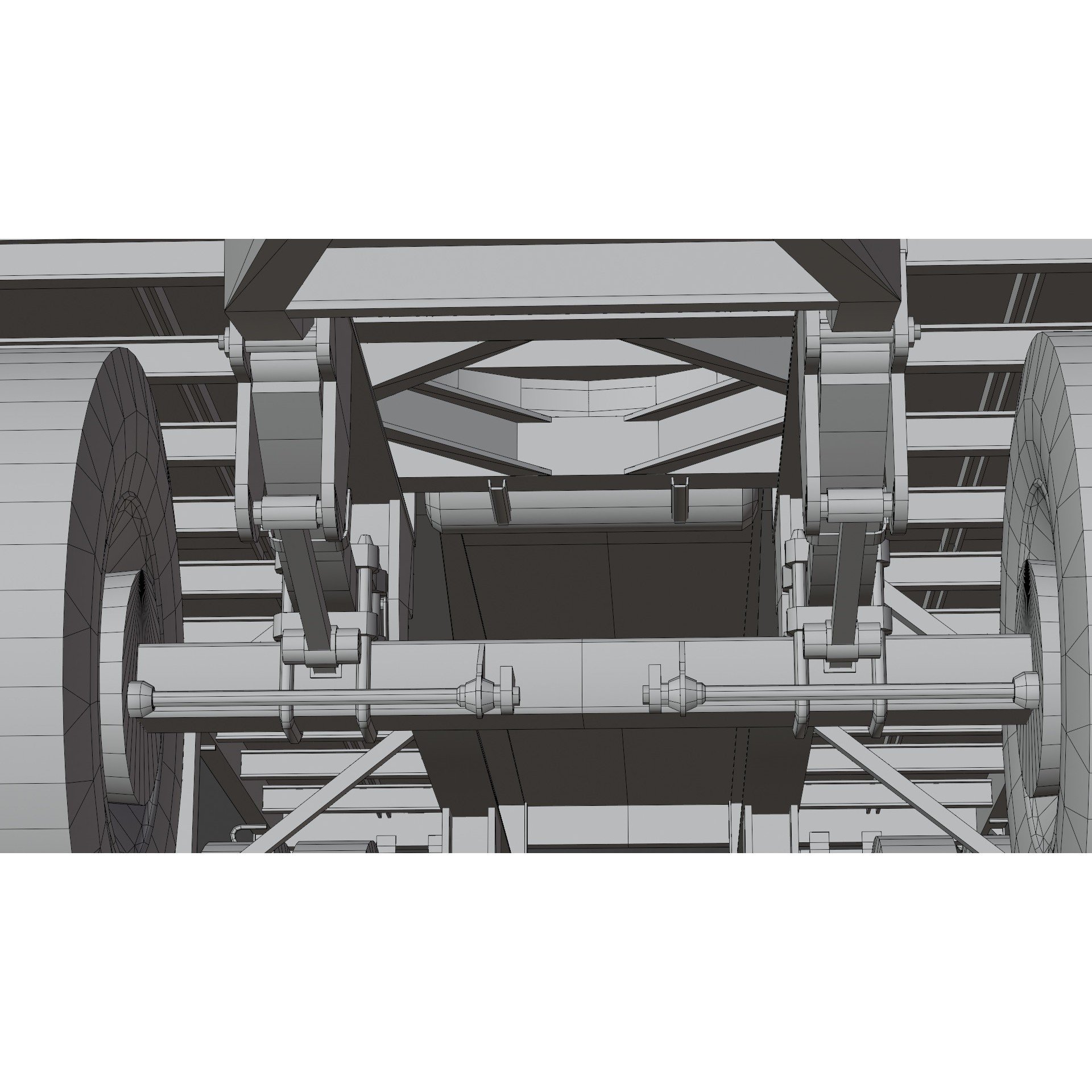 Farm Trailer - Game-Ready 3D Model