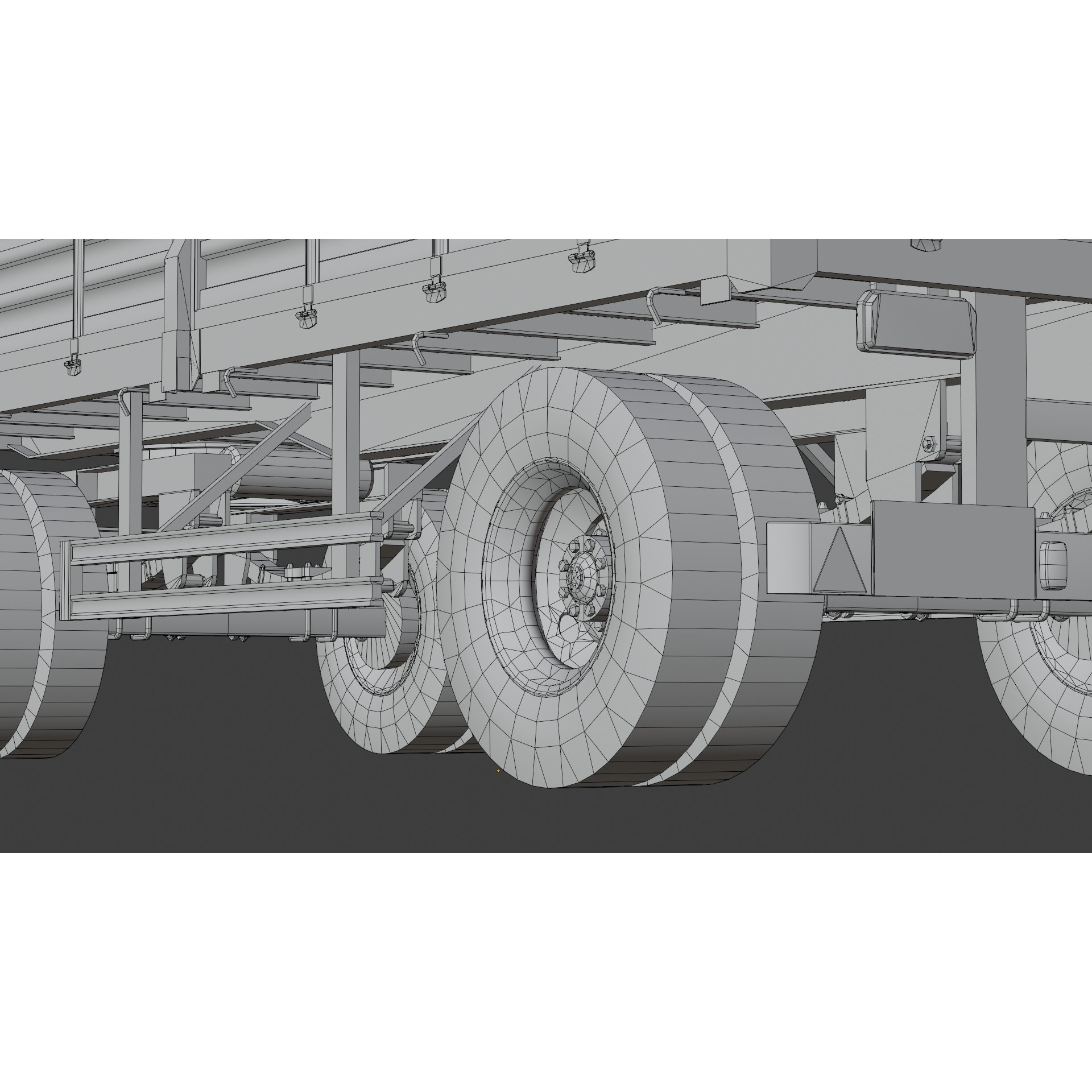 Farm Trailer - Game-Ready 3D Model - View 23